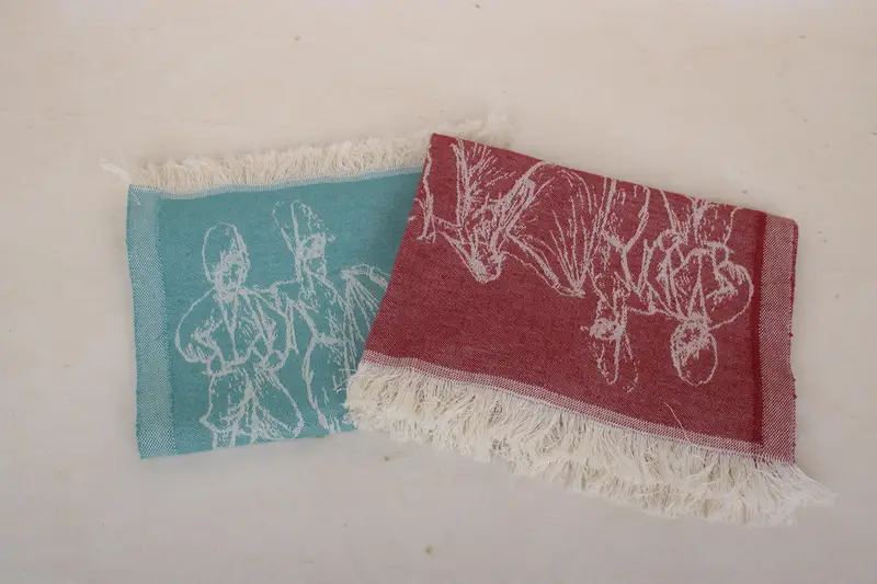 Idea del regalo del día de San Valentín, toallas de baño, favor de la fiesta de viaje de niñas, regalo de boda, toalla estampada de paisaje de algodón de 28x20, toalla de cocina monogram - 4