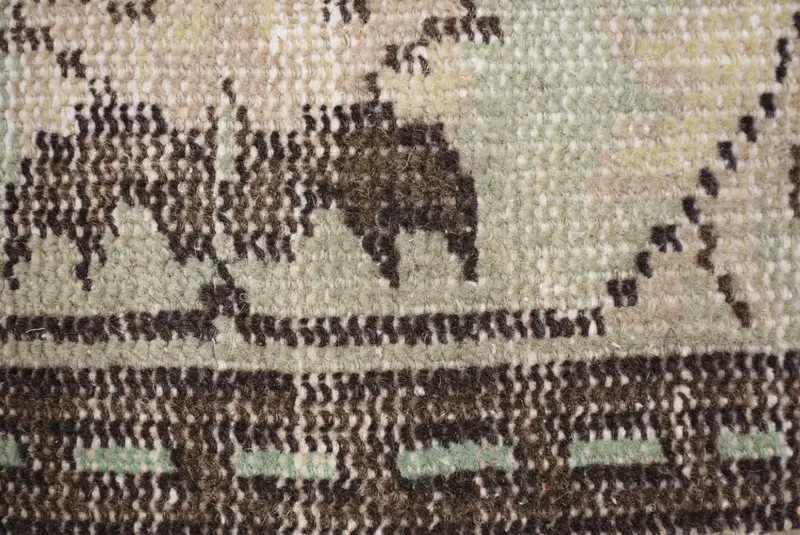Shabby Chic Pillow, Gift Pillow, Boho Pillow, 12x12 Brown Cushion Cover, Handwoven Pillow Sham, Throw Kilim Pillow, Cushion, Art Deco Pillow Sham - 3