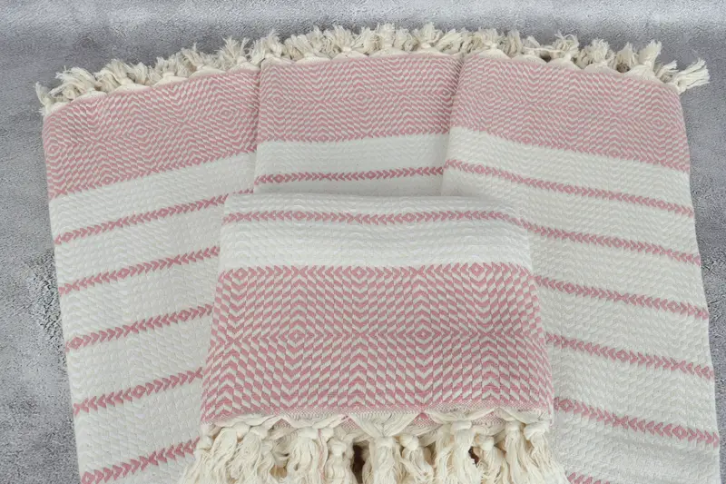 80x40 Cotton Diamond Towel, Bathroom Towel, Luxury towel, Beach Size Towel, Best Beach Towel, Personalized Beach Towel, Turkish bath towel for spa - 4