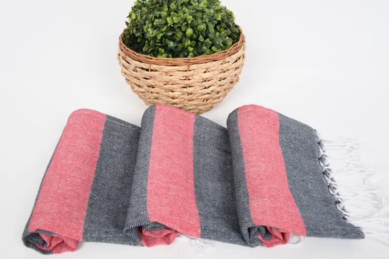 Quick-Dry Beach Towel, Handmade Gift, Wedding Anniversary Gift, Gym Towel, Beach towel, 70x40 Cotton Striped Towel, Bachelorette Party Gifts - 8