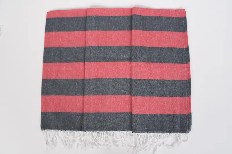 Quick-Dry Beach Towel, Handmade Gift, Wedding Anniversary Gift, Gym Towel, Beach towel, 70x40 Cotton Striped Towel, Bachelorette Party Gifts - 7