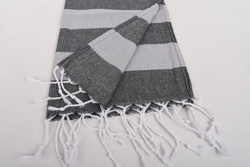 Turkish Towel Hand Towel, Personalized Kitchen Towel, 40x18 Cotton Striped Towel, Custom Gifts, Bridesmaid Gift, Monogrammed Hand Towel, Gym Towel - 8
