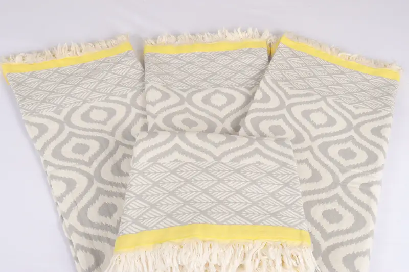Wedding Hand Made Gift, Personalized Gifts, Personalized Blanket, 68x50 Cotton Diamond Towel, Boho Throw Blankets, Valentines Day Gift - 5