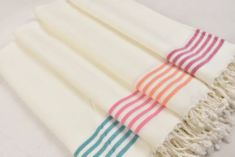 Wedding Favors, Guest Towel, 70x40 Cotton Striped Towel, Spooky Bachelorette Party Favors, Bridesmaid Gift, Luxury towel, Yoga Towel, Spa Gift - 6