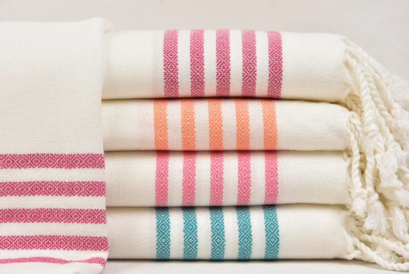 Wedding Favors, Guest Towel, 70x40 Cotton Striped Towel, Spooky Bachelorette Party Favors, Bridesmaid Gift, Luxury towel, Yoga Towel, Spa Gift - 1