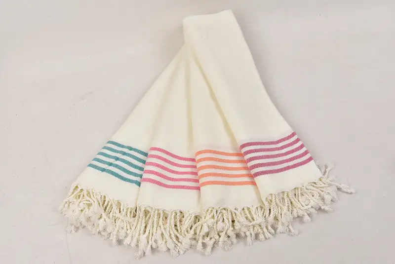 Wedding Favors, Guest Towel, 70x40 Cotton Striped Towel, Spooky Bachelorette Party Favors, Bridesmaid Gift, Luxury towel, Yoga Towel, Spa Gift - 4