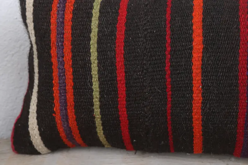 8x16 Brown Pillow Case, Throw Kilim Pillow, Vintage Kilim Pillow, Oriental Cushion Cover, Ethnical Kilim Rug Pillow, Pillow Case - 3