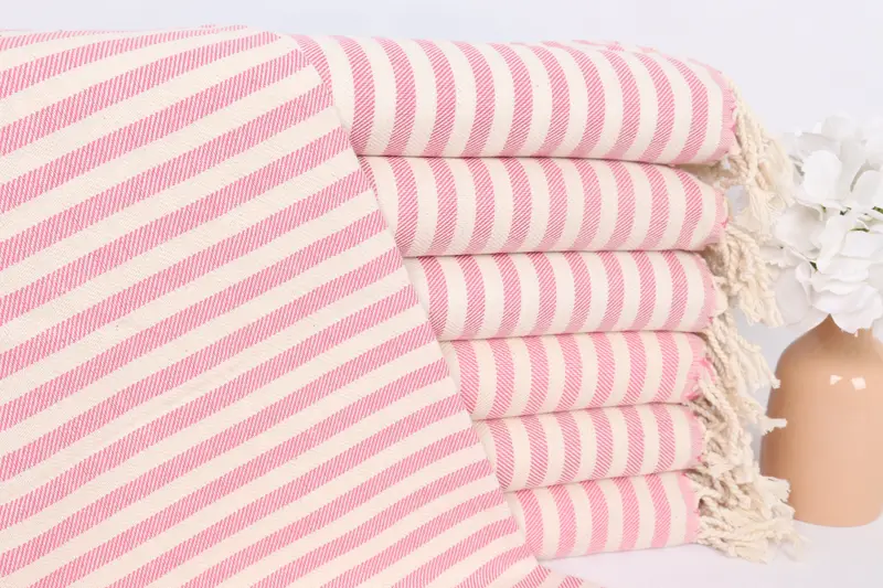 Gift For Her, Bridal Shower Gifts, 40x24 Cotton Striped Towel, Bridesmaid Gifts, Bathroom Towels, Turkish Tea Towel, Organic Towel, Holiday Towel - 1