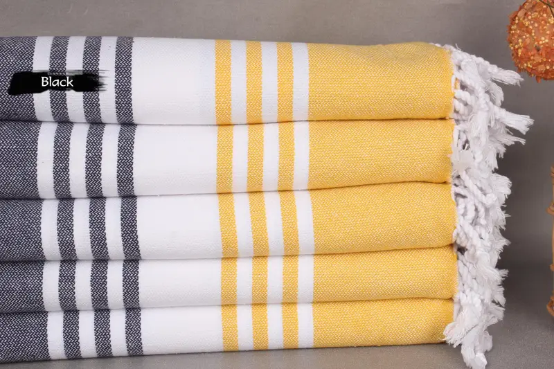 Bachelorette Party Gifts, Luxury towel, Friends Beach Towel, Bridal Shower Favors, Personalize Gift, 70x36 Cotton Striped Towel, Towel With Name - 2