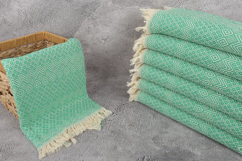 70x40 Cotton Diamond Towel, Bridal Shower Favors, Peshtemal Towel, Personalized Wedding Gift, Bachelor Towel, Xmas Gifts, Personalized Turkish Towel - 3