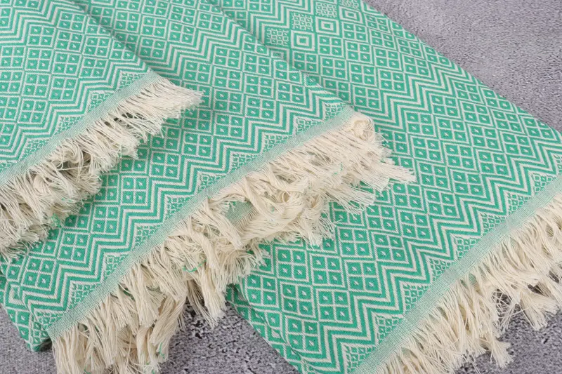 70x40 Cotton Diamond Towel, Bridal Shower Favors, Peshtemal Towel, Personalized Wedding Gift, Bachelor Towel, Xmas Gifts, Personalized Turkish Towel - 5