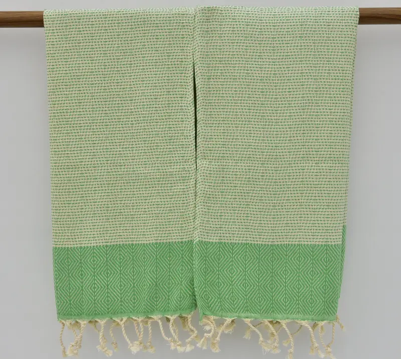 Toalla de cocina Monogram, toalla de diamante de algodón 36x18, regalo de boda hecho a mano, regalo de Navidad mejor amigo, toalla de mano personalizada, toalla de mano turca - 6