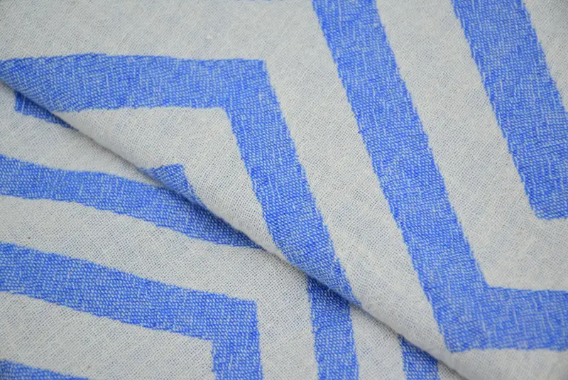 70x40 Cotton Zigzag Design Towel, Bachelorette Party Favors, Turkish bath towel for spa, Turkish beach towel, Customized Towels, Organic towel - 5