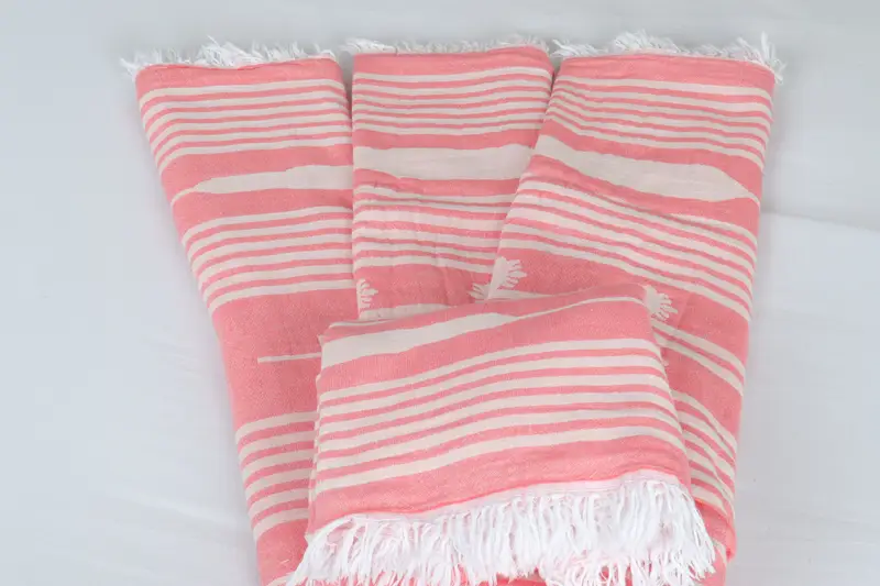 Wedding Favors, Couch Cover, Turkish Blanket, Turkish Cotton Blanket, Christmas Tablecloth, 84x60 Cotton Patterned Towel, Bedspread, Shower Curtain - 5