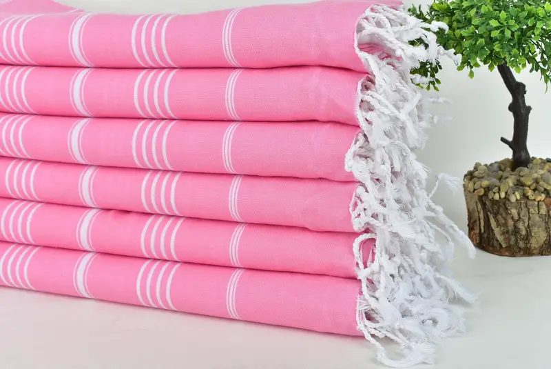 Birthday Gift, Bachelorette Gifts, Bachelorette Party Decorations, Quick-dry peshtemal, Turkish Towel Set, 70x40 Cotton Striped Towel, Summer Towel - 3
