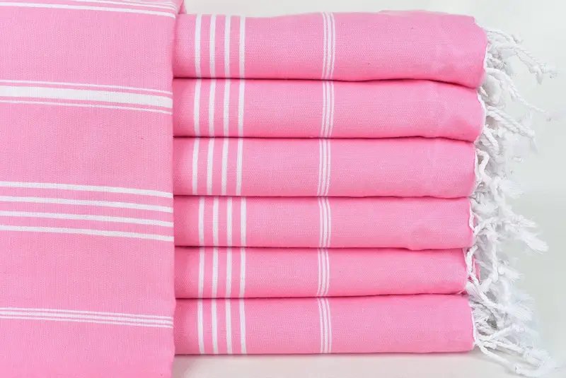 Birthday Gift, Bachelorette Gifts, Bachelorette Party Decorations, Quick-dry peshtemal, Turkish Towel Set, 70x40 Cotton Striped Towel, Summer Towel - 1