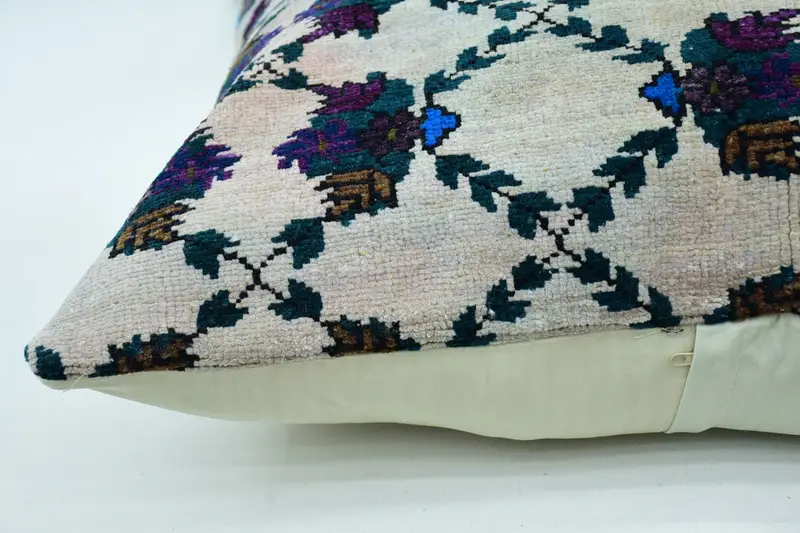 Vintage Kilim Pillow, 32x32 Beige Pillow Case, Bolster Pillow Cover, Pillow Case, Accent Throw Cushion, Turkish Kilim Pillow, Kilim Pillow Cover - 5