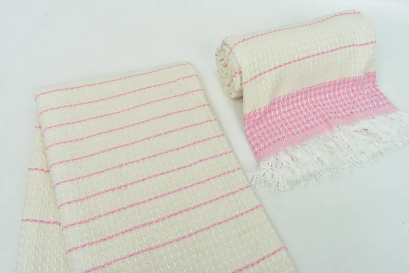 Wedding Towel, Organic towel, Wedding Shower Gift, Turkish Towel USA, 70x40 Cotton Waffle Towel, Bridesmaid Gift, Bachelorette Favors Beach - 7