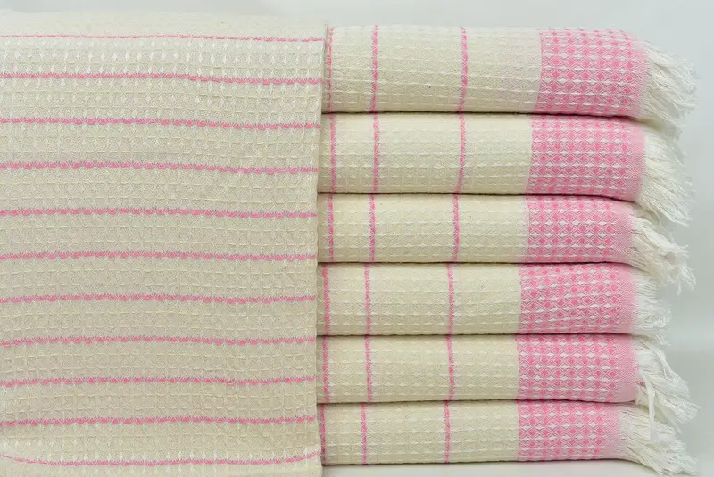 Wedding Towel, Organic towel, Wedding Shower Gift, Turkish Towel USA, 70x40 Cotton Waffle Towel, Bridesmaid Gift, Bachelorette Favors Beach - 1