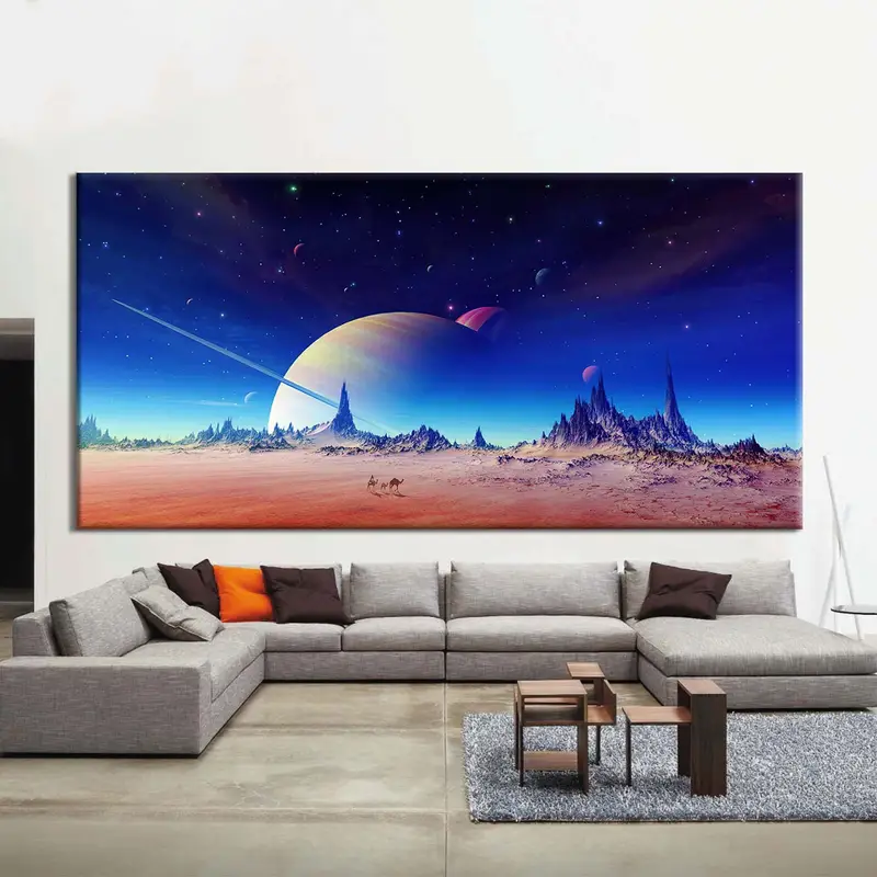 Planets Canvas Decor, Space Wall Art Canvas, Saturn Canvas Print, Saturn Wall Decor, Canvas Painting, Poster Worlds Wall Art, Street Art, - 10