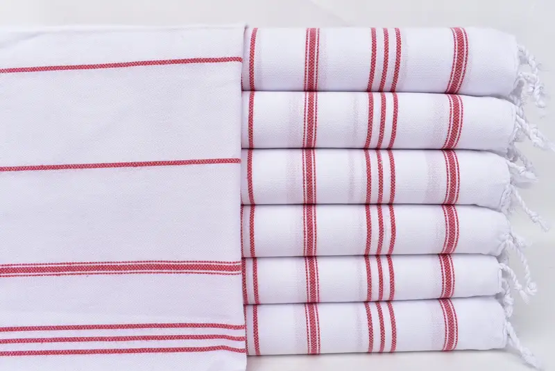 Sevgililer Günü Hediyesi, Kişiselleştirilmiş Yemek Havlusu, Düğün Halesi, Türk Havlu El Havlusu, 40x24 Pamuklu Çizgili Havlu, Düğün Günü İçin Hediye - 1