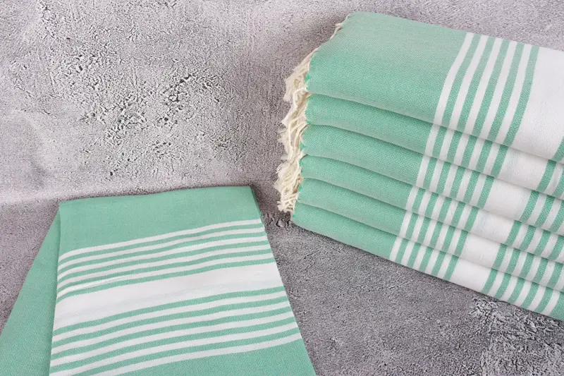 Organic towel, Handwoven organic Turkish towel for spa, Soft towel, Wedding Gift Ideas, Custom Beach Towel, Eco-Friendly Turkish Towel, Yoga Towel - 2