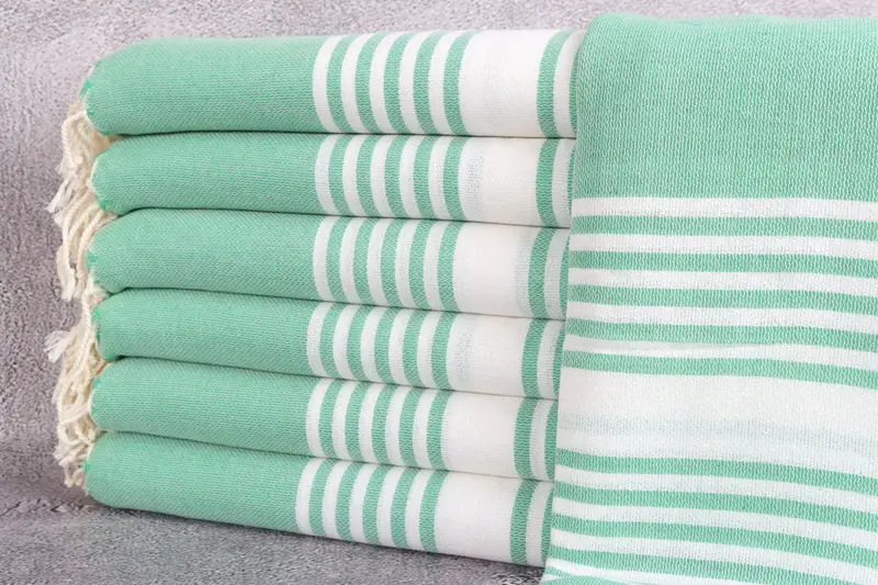 Organic towel, Handwoven organic Turkish towel for spa, Soft towel, Wedding Gift Ideas, Custom Beach Towel, Eco-Friendly Turkish Towel, Yoga Towel - 1