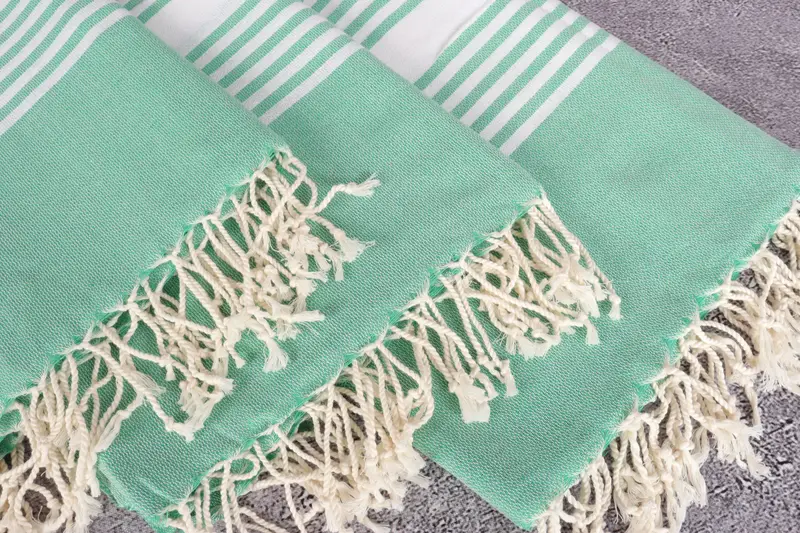 Organic towel, Handwoven organic Turkish towel for spa, Soft towel, Wedding Gift Ideas, Custom Beach Towel, Eco-Friendly Turkish Towel, Yoga Towel - 5