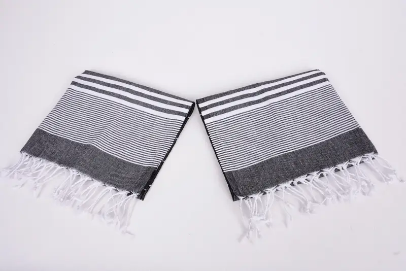 Spa Towel, 40x24 Cotton Striped Towel, Turkish Hand Towel, Towel With Name, Small Bath Towels, Spa Gift, Wedding Hand Made Gift, Monogram Hand Towel - 7
