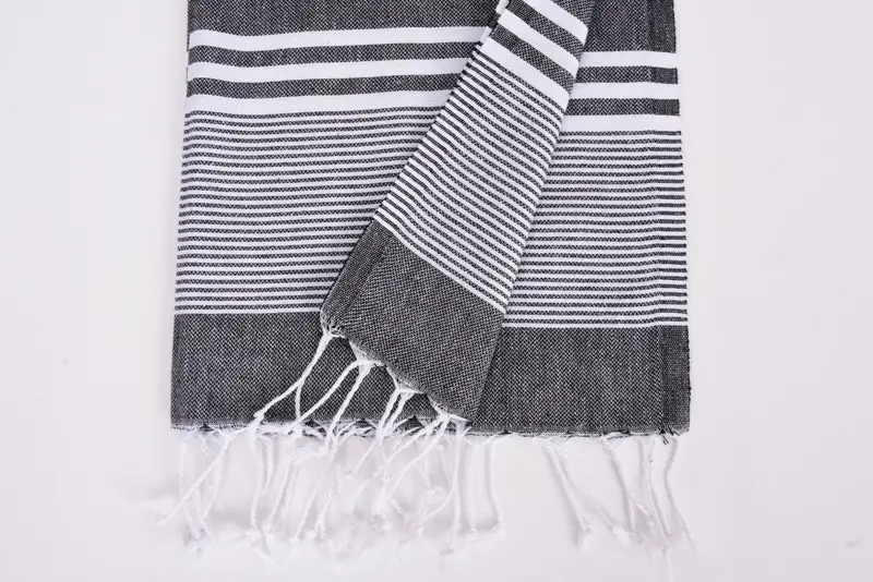 Spa Towel, 40x24 Cotton Striped Towel, Turkish Hand Towel, Towel With Name, Small Bath Towels, Spa Gift, Wedding Hand Made Gift, Monogram Hand Towel - 6