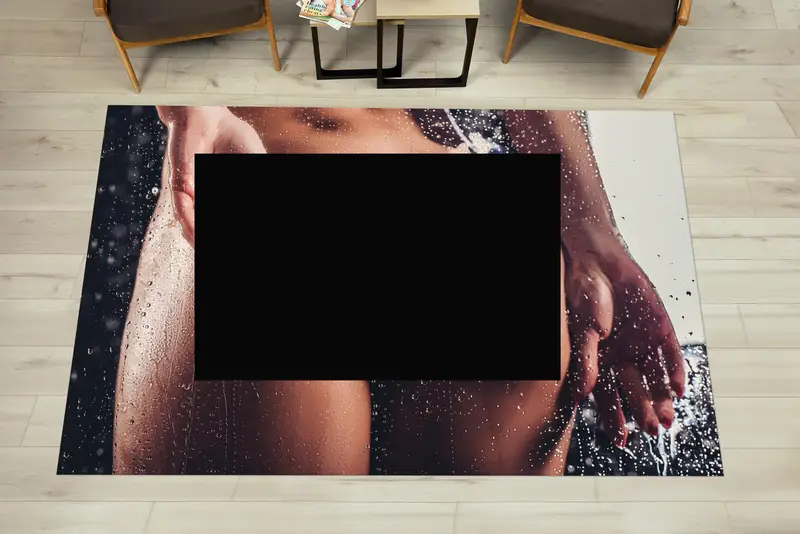 Eleganter bedruckter Teppich: Sinnliches Design für moderne Räume