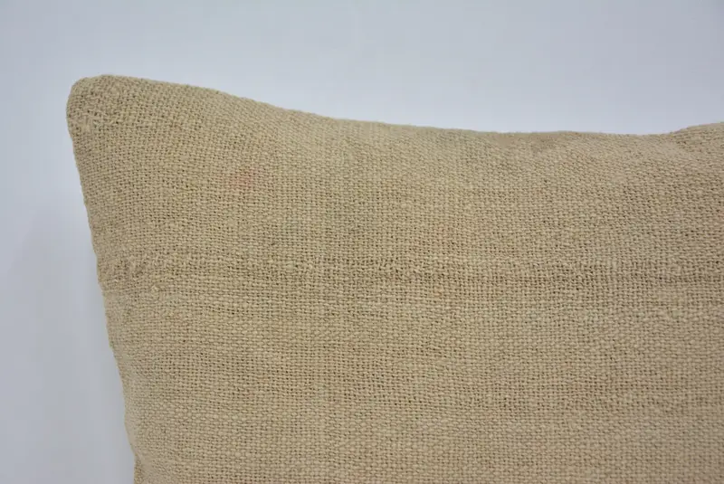 Kilim Cushion Sham, 16x16 Beige Cushion Case, Anatolian Pillow Cover, Vintage Kilim Pillow, Authentic Cushion Cover, Pillow Case, Throw Kilim Pillow - 2
