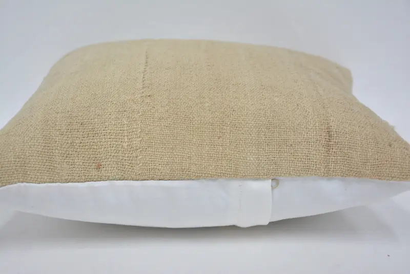 Kilim Cushion Sham, 16x16 Beige Cushion Case, Anatolian Pillow Cover, Vintage Kilim Pillow, Authentic Cushion Cover, Pillow Case, Throw Kilim Pillow - 5