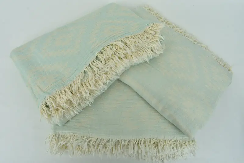 Turkish Tablecloth, Birthday Gift, 84x56 Cotton Kilim Towel, Custom Wedding Gift From Bridesmaid, Personalized Blanket, Turkish Blanket, Bedspread - 7