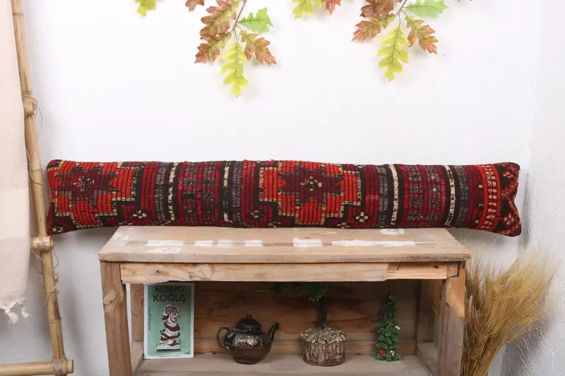 Gesticktes Southwestern Wurfkissen, 8x48 handgemachtes Kissen