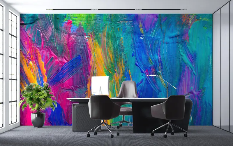 Abstract Paper Art, Wall Art Decor, Colorful Wallpaper, Color Digital Paper, Wallpaper Art, Modern Wall Print, Wallpaper Border, - 7
