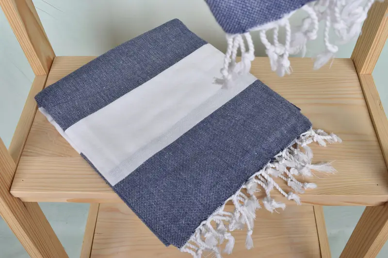 Handmade Gift, 40x24 Cotton Striped Towel, Personalized Hand Towel, Turkish Hand Towel, Wedding Favors, Welcome Wedding Gift, Gift For Him - 5