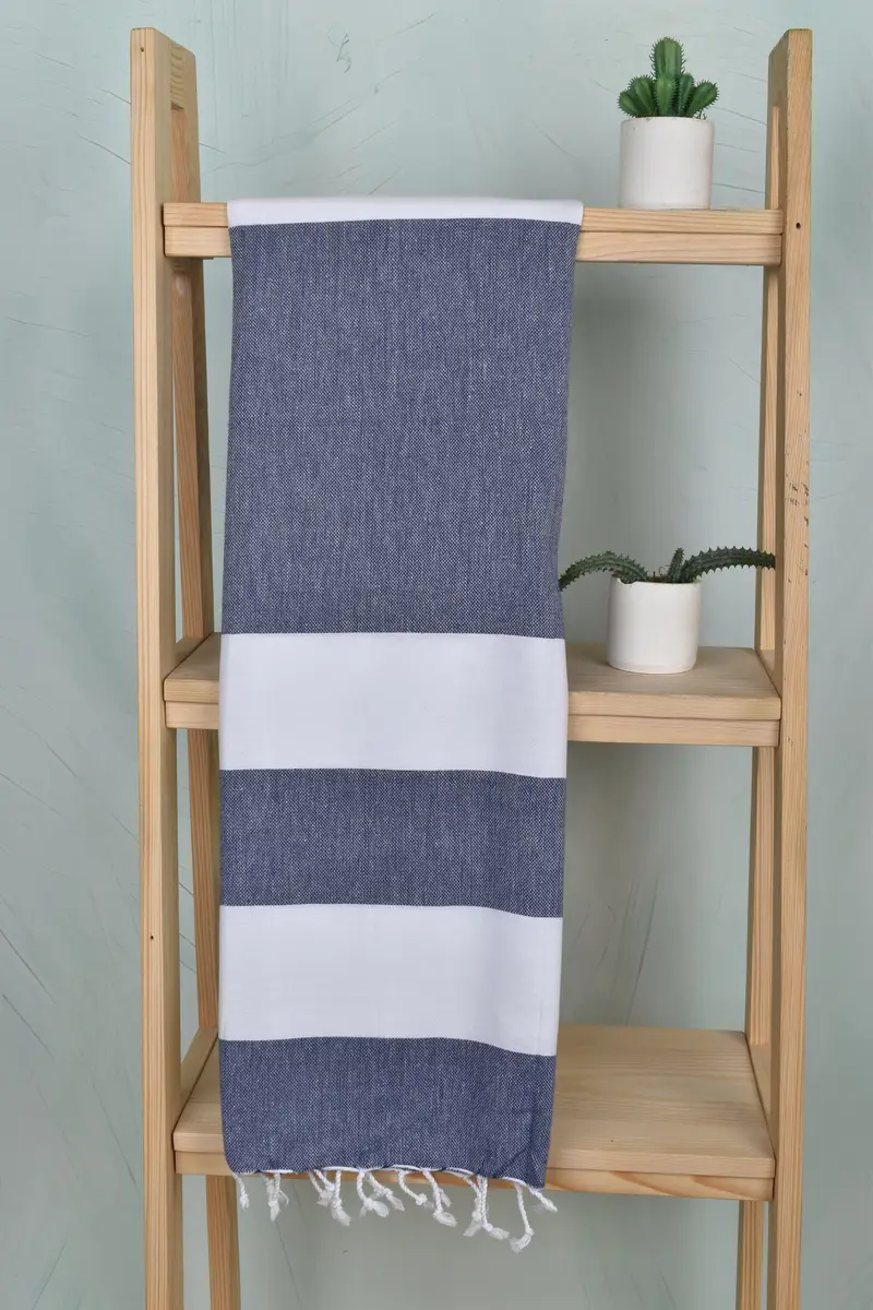 Handmade Gift, 40x24 Cotton Striped Towel, Personalized Hand Towel, Turkish Hand Towel, Wedding Favors, Welcome Wedding Gift, Gift For Him - 8