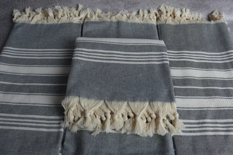 Gift For Boyfriend, Best spa Turkish towel for luxury home decor, Cotton towel, 70x40 Cotton Herringbone Towel, Gift For Her, Handmade Gift - 4
