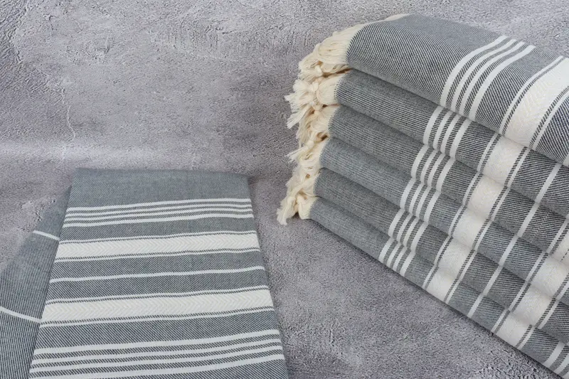 Gift For Boyfriend, Best spa Turkish towel for luxury home decor, Cotton towel, 70x40 Cotton Herringbone Towel, Gift For Her, Handmade Gift - 2