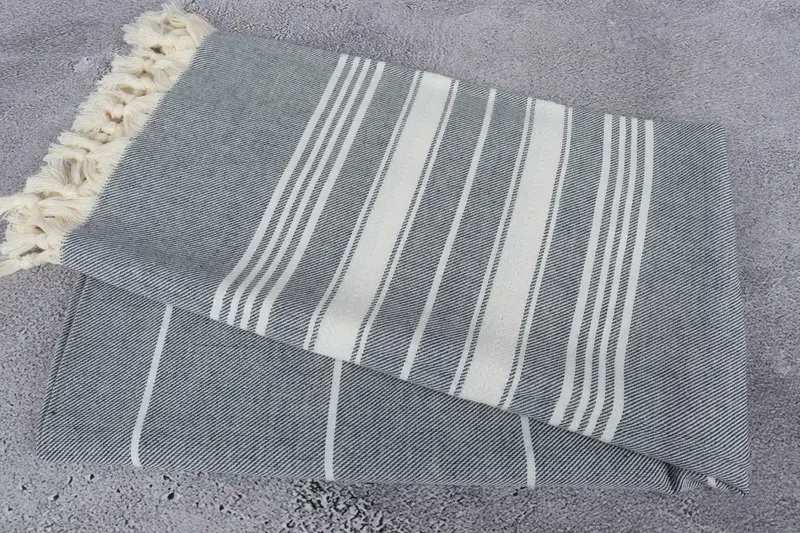 Gift For Boyfriend, Best spa Turkish towel for luxury home decor, Cotton towel, 70x40 Cotton Herringbone Towel, Gift For Her, Handmade Gift - 6