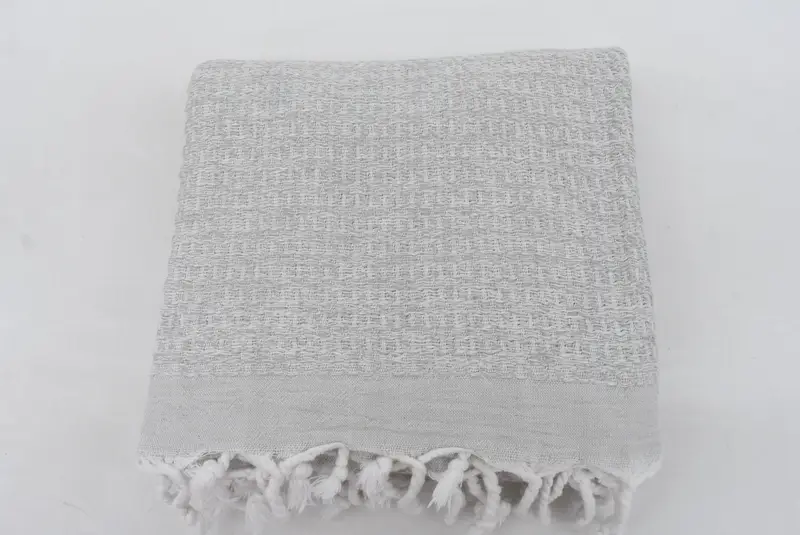 Luxury towel, Eco-friendly Turkish towel for home and travel, Wedding Hand Made Gift, Bathroom Towel, Embroidered Towel, Absorbent towel - 6
