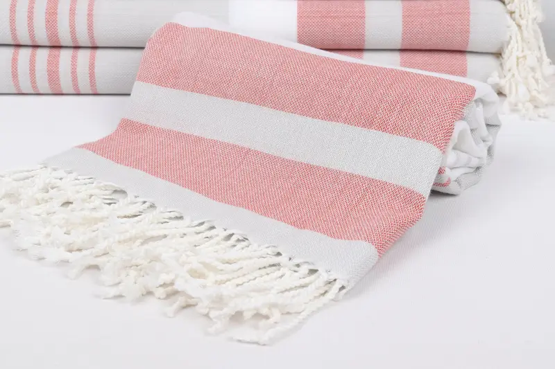 Spa Towel, Bridal Shower Favors, Monogrammed Beach Towel, Bridesmaid Gifts, Birthday Gift, 70x40 Cotton Striped Towel, Bachelorette Party Gifts - 4