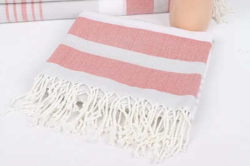 Spa Towel, Bridal Shower Favors, Monogrammed Beach Towel, Bridesmaid Gifts, Birthday Gift, 70x40 Cotton Striped Towel, Bachelorette Party Gifts - 5