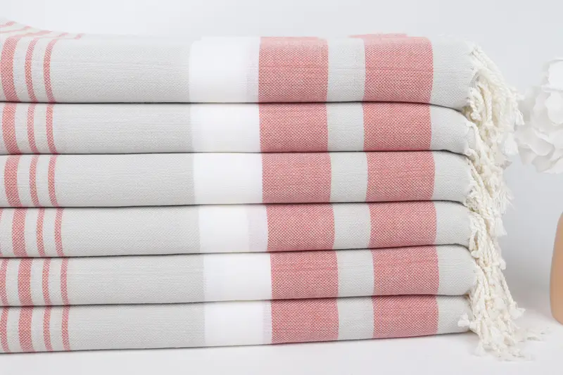 Spa Towel, Bridal Shower Favors, Monogrammed Beach Towel, Bridesmaid Gifts, Birthday Gift, 70x40 Cotton Striped Towel, Bachelorette Party Gifts - 3