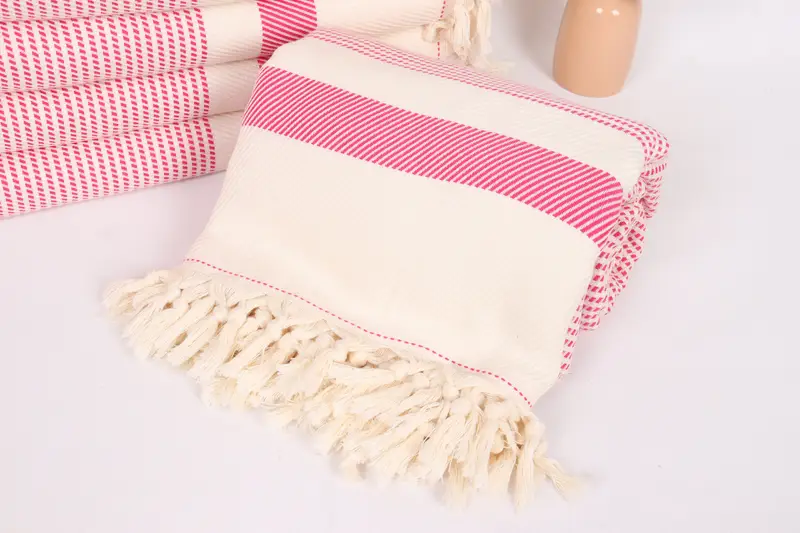 Gift For Coworker, Throw Blanket, Bridal Shower Gift, Gift For Wedding Day, Shower Curtain, 88x80 Cotton Striped Towel, Bachelorette Party Favors - 4