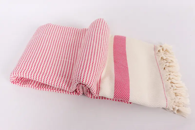 Gift For Coworker, Throw Blanket, Bridal Shower Gift, Gift For Wedding Day, Shower Curtain, 88x80 Cotton Striped Towel, Bachelorette Party Favors - 6