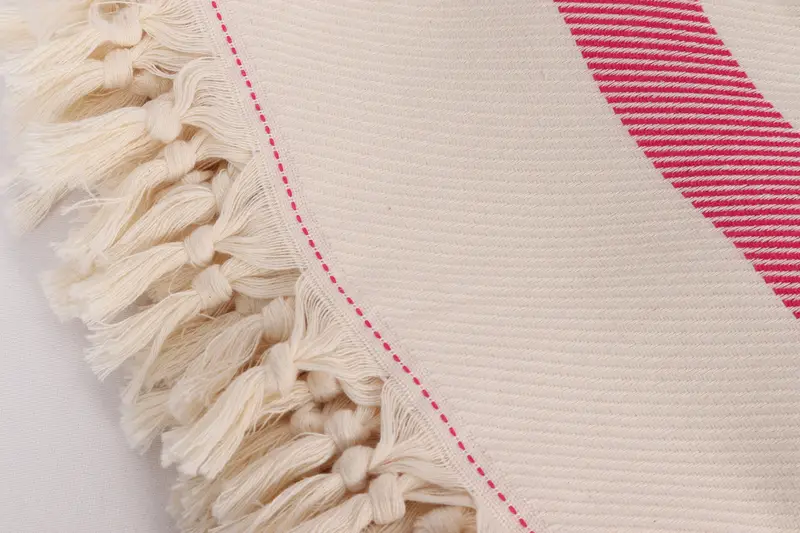 Gift For Coworker, Throw Blanket, Bridal Shower Gift, Gift For Wedding Day, Shower Curtain, 88x80 Cotton Striped Towel, Bachelorette Party Favors - 7