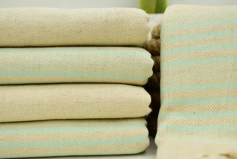 Travel towel, Gift For Him, Personalized Towel Gift, Friends Beach Towel, Personalized Turkish Towel, 68x40 Linen Striped Towel, Bridesmaid Favors - 2