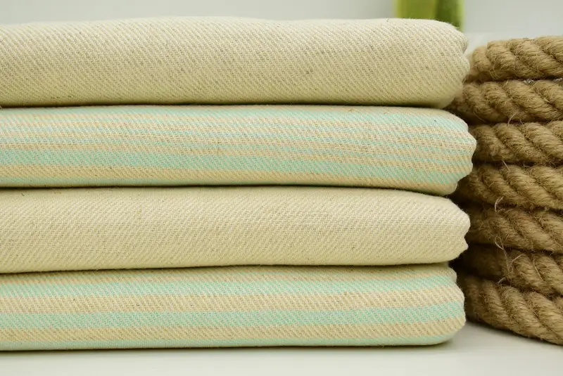 Travel towel, Gift For Him, Personalized Towel Gift, Friends Beach Towel, Personalized Turkish Towel, 68x40 Linen Striped Towel, Bridesmaid Favors - 1